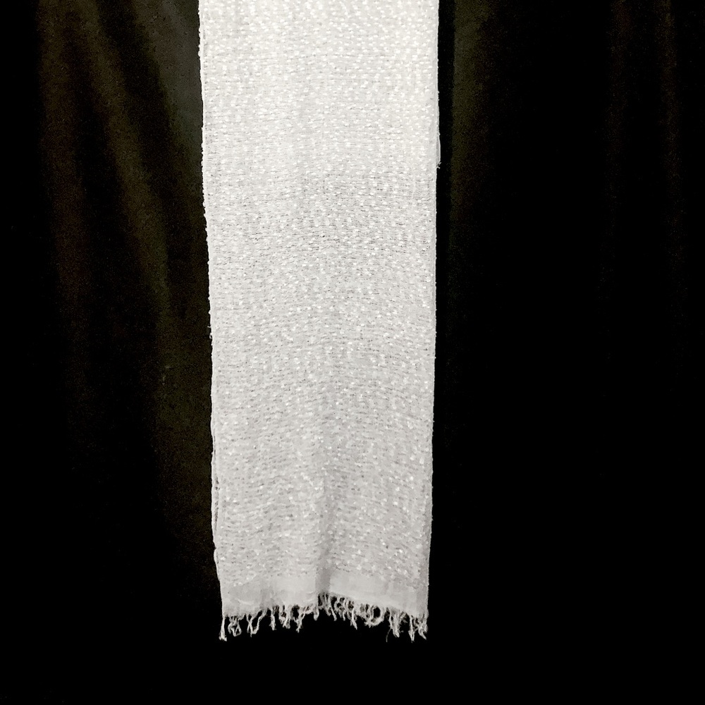 Oversized Silver Scarf